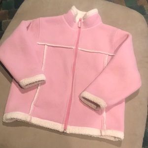 LL Bean girls fleece jacket